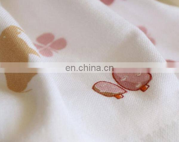 double layers gause style adult face towel printed