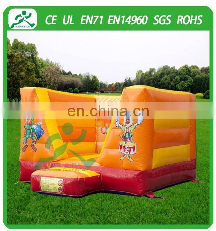 Mini inflatable clown open bouncy castle