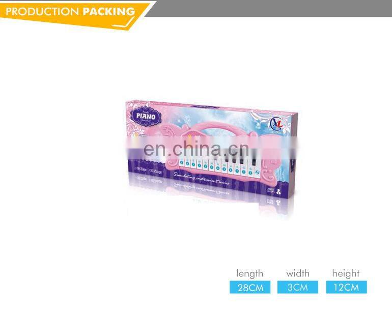 Most popular plastic pink 22 keys professional musical keyboard