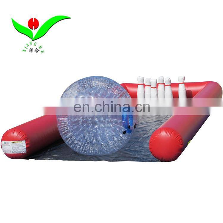 Zorb ball giant full set inflatable human bowling pin