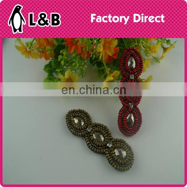 2017 wholesale popular fashion shoe accessories with rhinestone