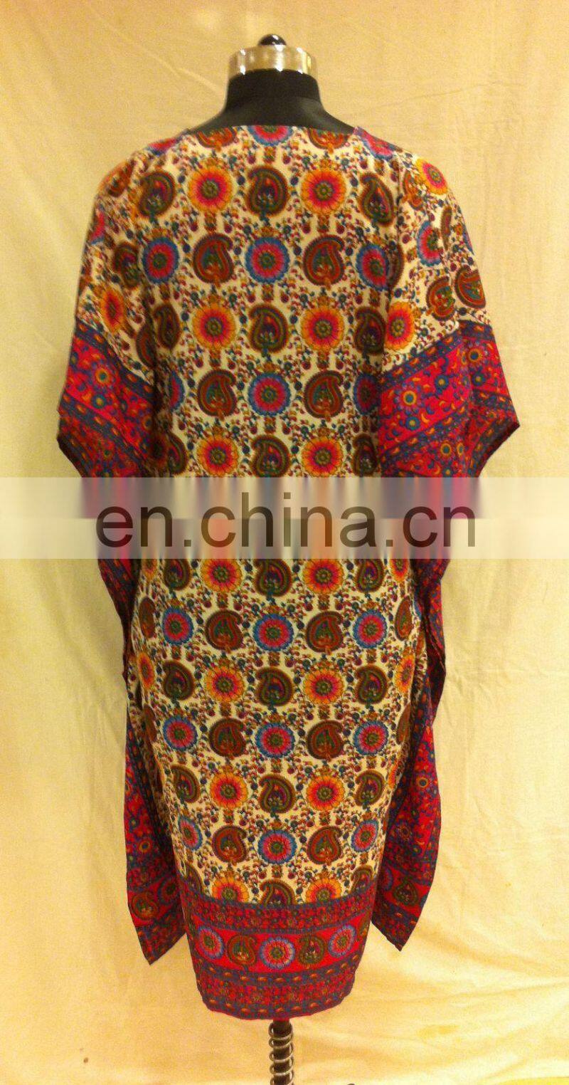 Women Ladies Indian long Kaftan Abaya Robe Maxi dress Long Kaftan Jalabiya