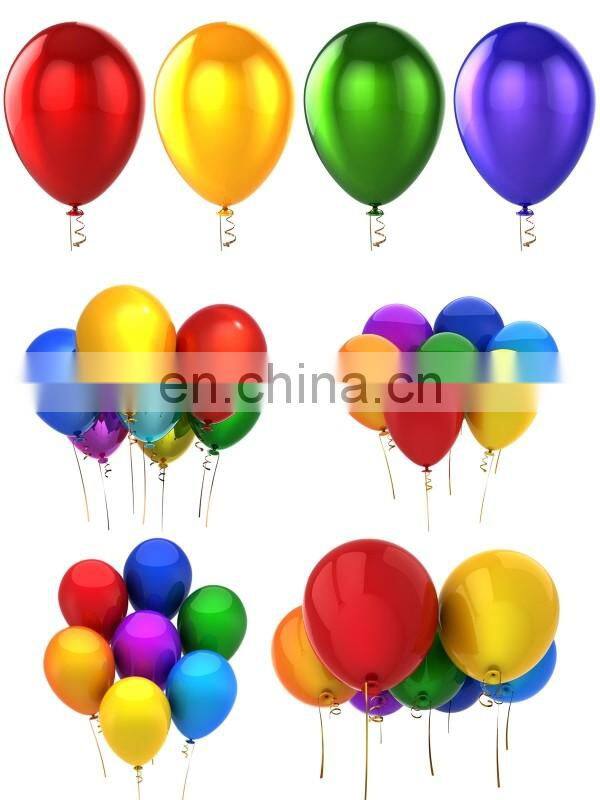 Printing latex balloon wholesales cheap transparent latex balloons