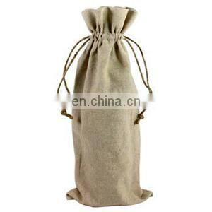 custom-made brand printable black drawstring cotton bag