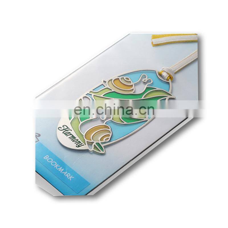 Personalized engraved/engraving stainless steel/brass metal souvenir bookmark
