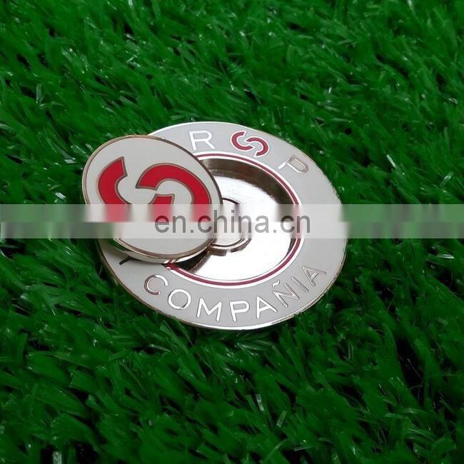 Unique design metal magnetic ball markers with 4.3mm thickness