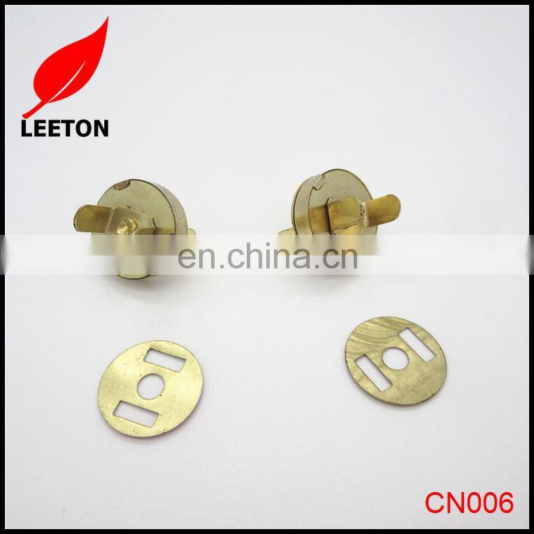 Factory supply 18mm Gold magnetic snap button for clothing