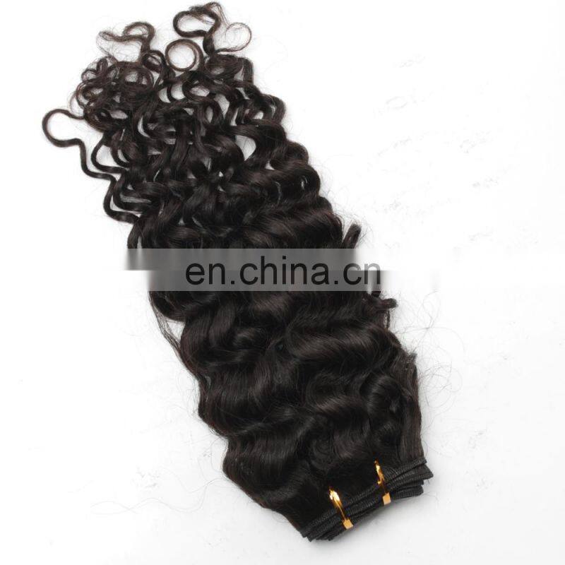 2017 hot sale deep wave indian hair salon chair hair product for black women
