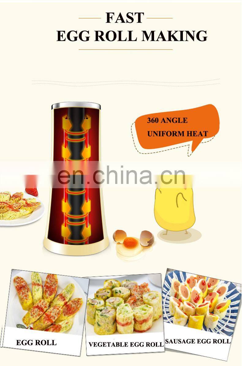220V Automatic Household Type Egg Roller Maker Egg Cup Cooking Tool Multifunction Omelette Master DIY Sausage Breakfast Maker