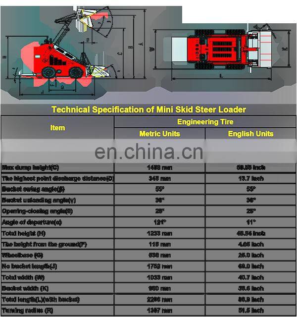 China compact mini backhoe loader for sale