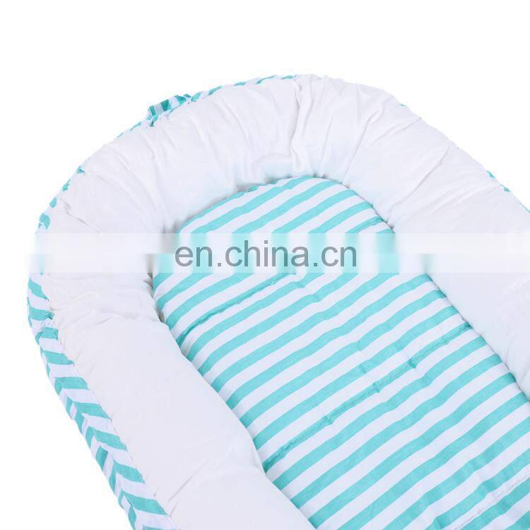 Baby Nest Crown Portable Super Soft Organic Cotton and Breathable Newborn Lounger