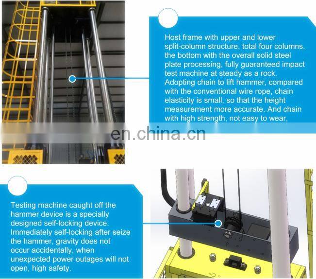 Factory price ! DWTT drop wear tear Impact test machine for lab