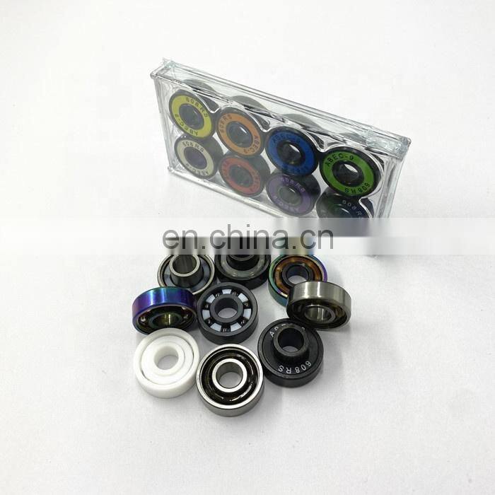 Tin box packing high precision skateboard bearing 608 bearing
