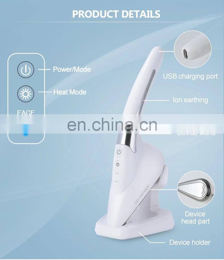 Skin Iron Radio Wave Skin Tightening Microcurrent Face & Body Lifting Device Powerful Lifting Beauty Instrument