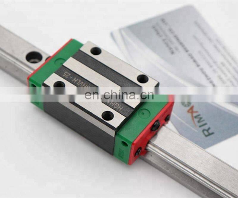CNC machine linear guide rail HGR15 with slide block HGH15CA