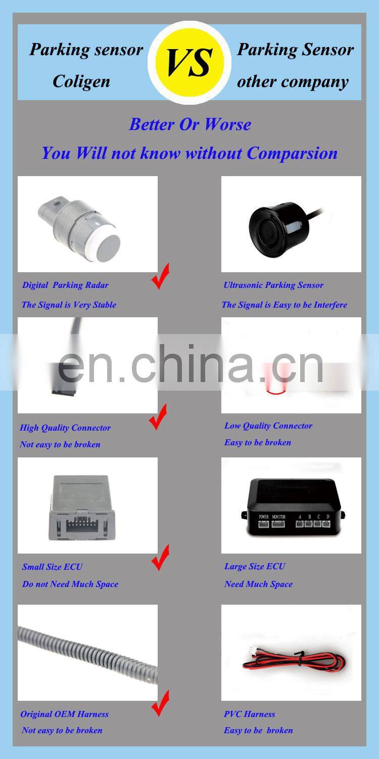 Front Car Distance Sensor Ultrasonic 22mm Buzzer Warning 4 Park Parking Sensor Assist Reverse Radar PDC Parktroic Reversing Aid