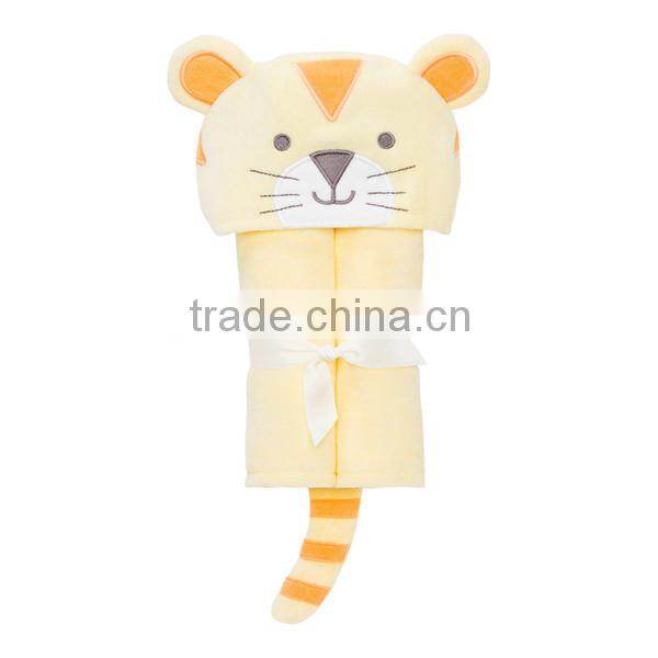 Yellow Tiger BathWraps and Towel