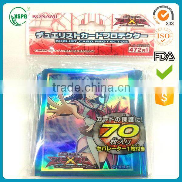 Card sleeves printed magic packaging bag