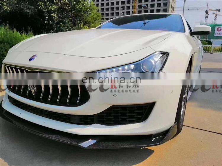 2018-2019 CQCV style body kit suitable for Maserati GHIBLI carbon fiber front lip rear lip rear spoiler side skirts auto tunning