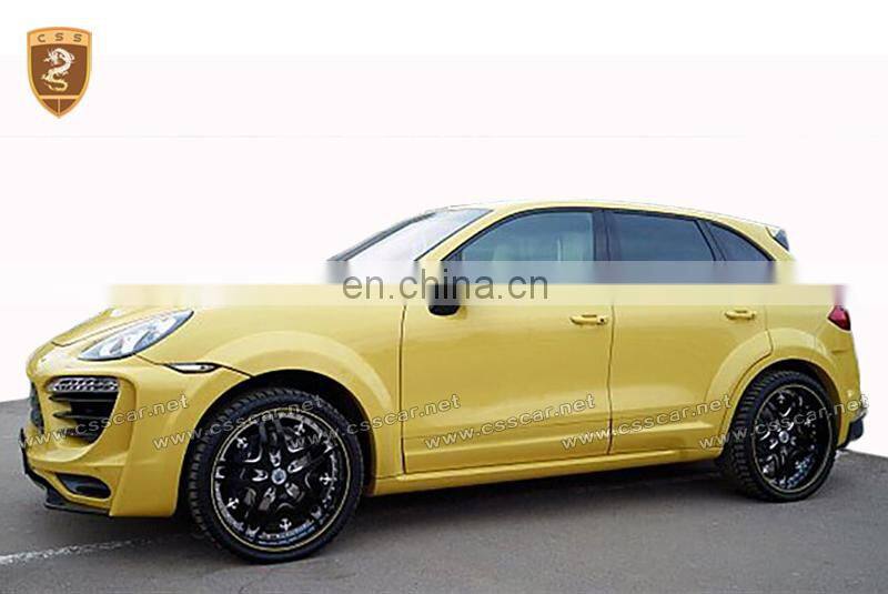 2011-2014 por cayene 958 fiber glass wide body kit to met