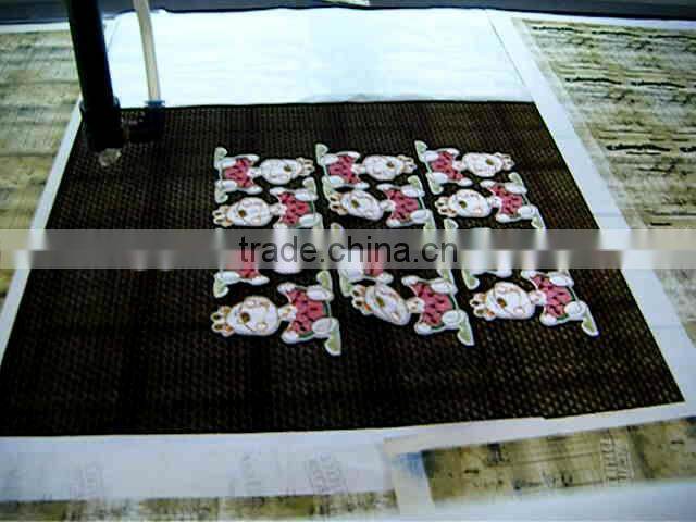 1000mmx800mm Fine and Precise Positioning Woven Labels Movable Exchanging working table laser cutting machine