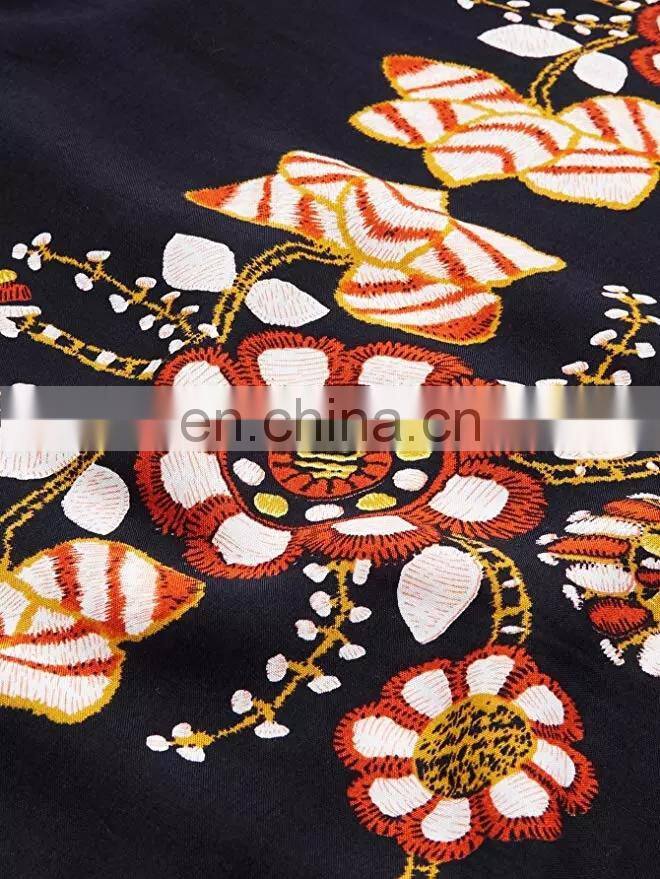 plus size clothes women bohemian style print floral clothing beach casual dress