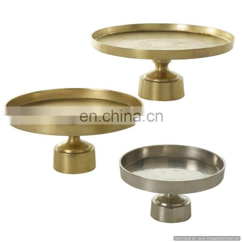 round hammered cake stand for sale