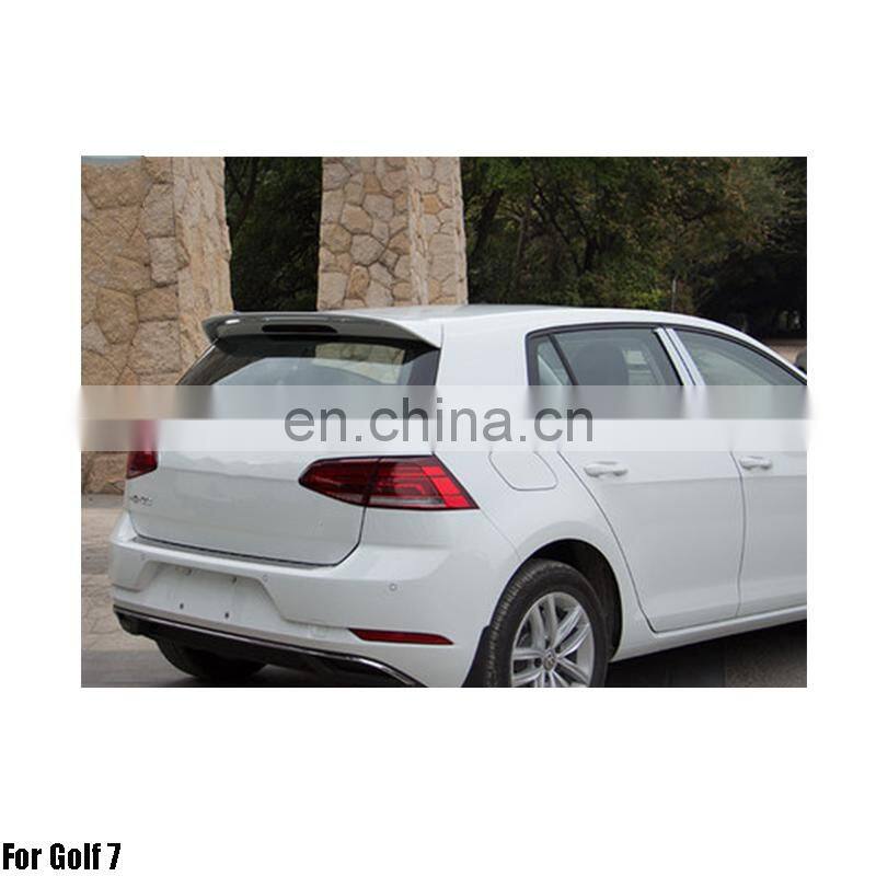 ABS Primer Painted Back LipSpoiler For Golf 7 Rear spoiler
