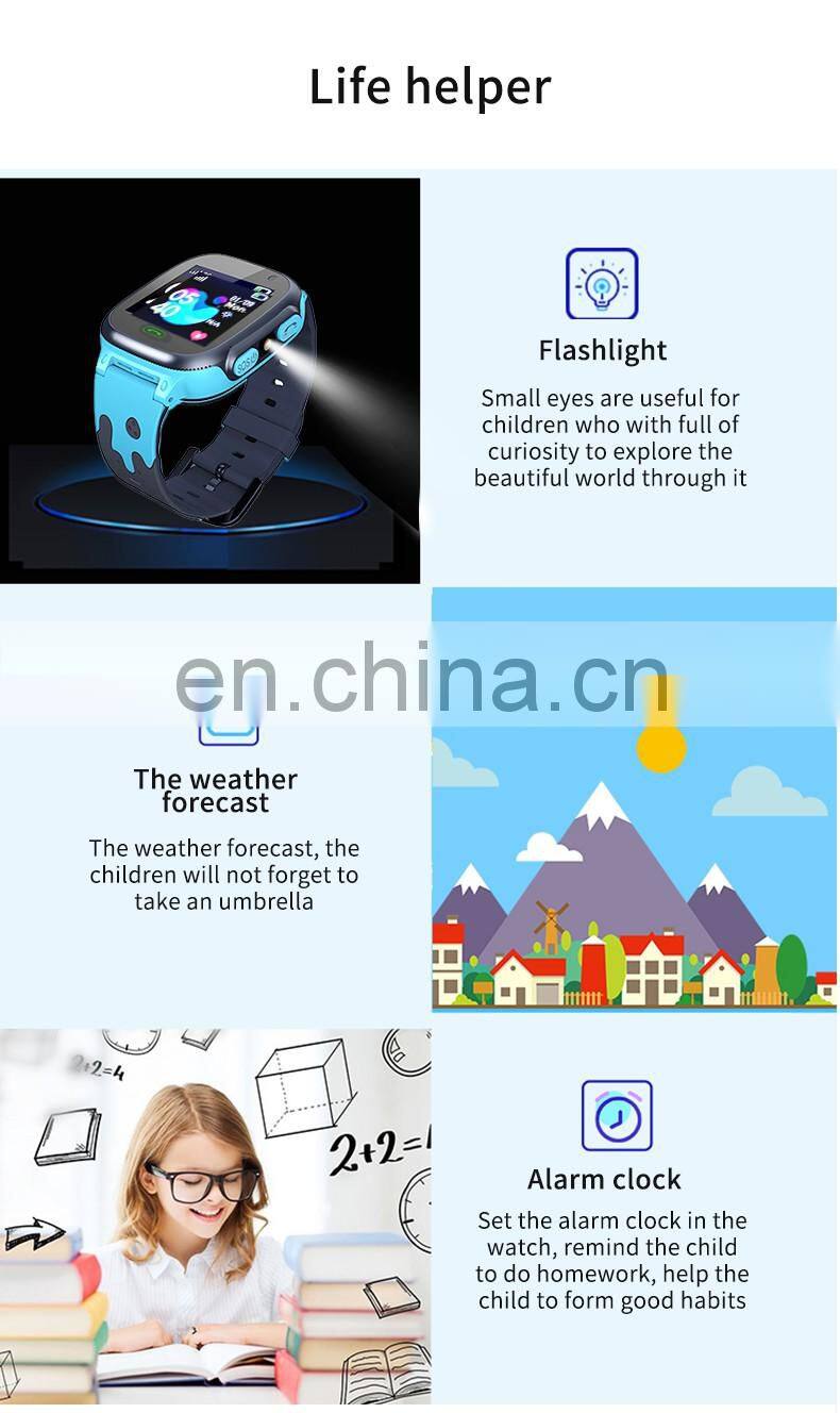 Waterproof children kids gps baby smart watch sim card
