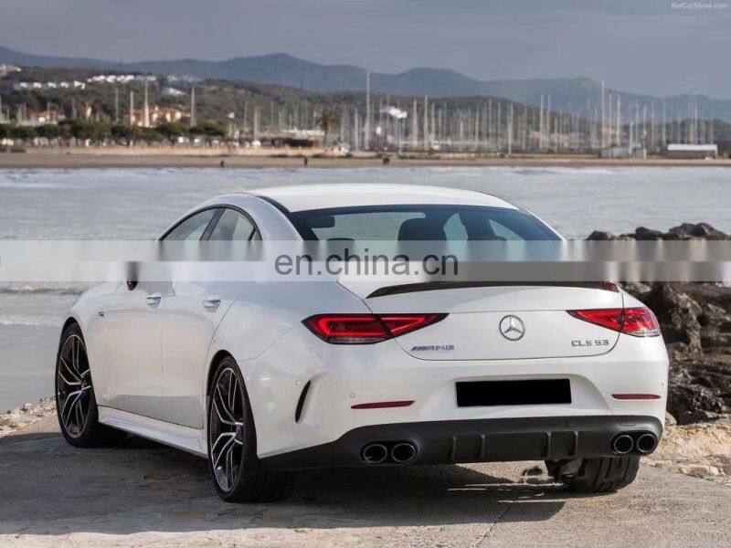 RUNDE Modified rear lip W257 CLS 53 rear diffuser for Mercedes Benz CLS 53amg rear lip CLS