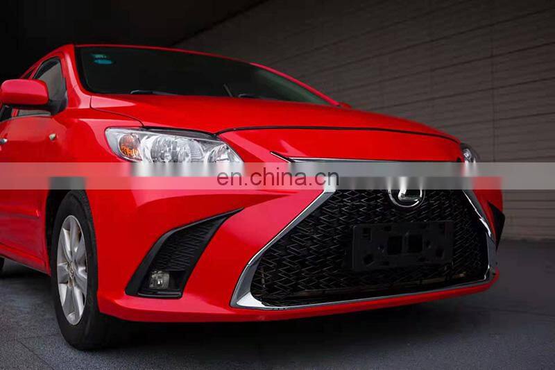 Runde High Quality Bumper For 07-13 Toyota Corolla Upgrade Lexus LS Front Bumper Body kits