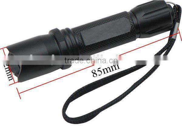 AAA aluminum mini keychain pocket police led flashlight