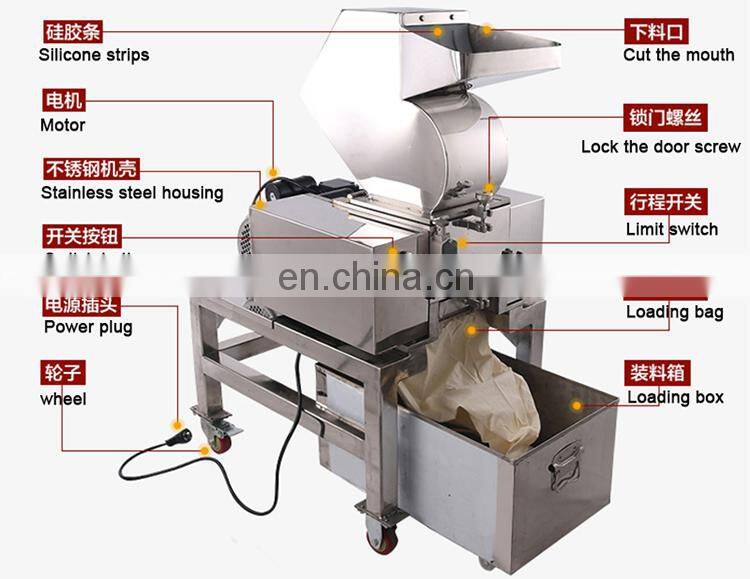 Hot sale Chicken Cattle bone breaking grinding machine