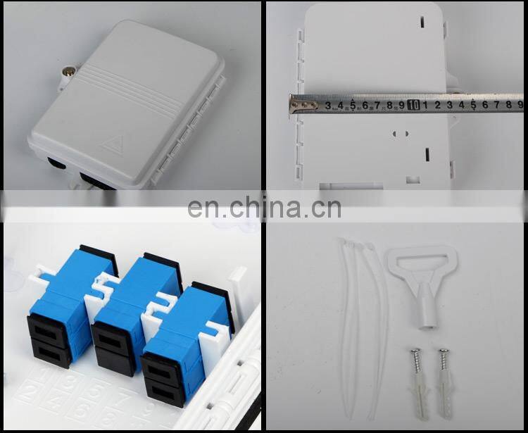 Optic Cable Outdoor Wall Mount Small Ftth waterproof Junction optical fiber splice box