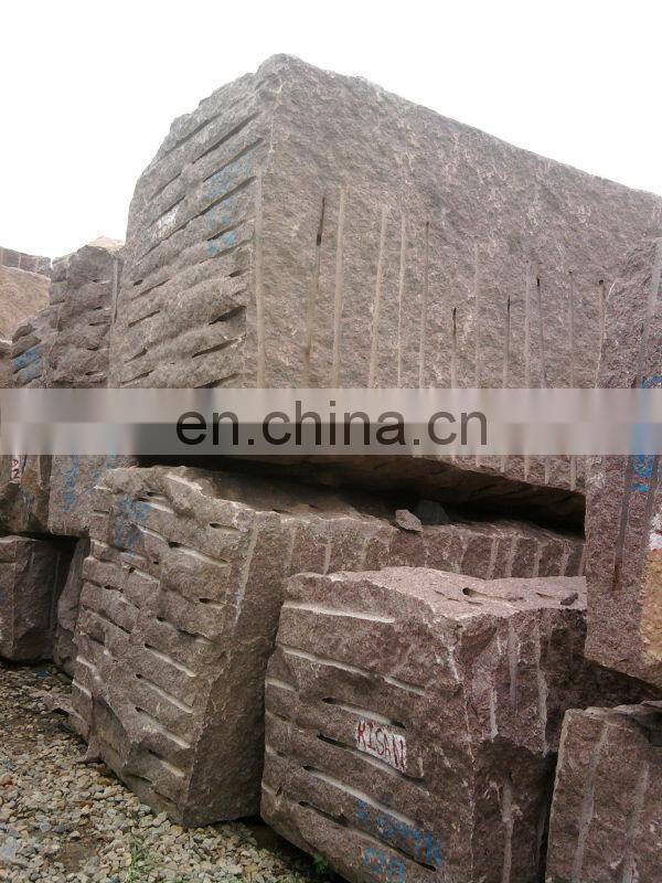 Imperial Red granite raw blocks
