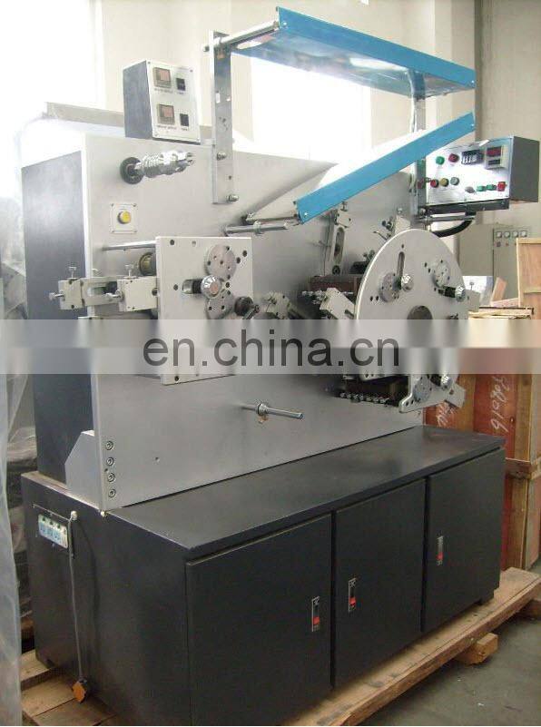 UGS62S 6 front 2 back Color Double Side Automatic Fabric Tape Ribbon Flexo Printing Machine, Clothing Label Flexographic Printer