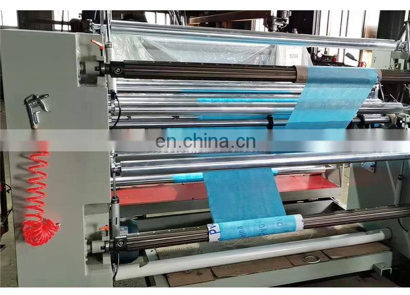 WDHC1600 Automatic Melt Blown Nonwoven Fabric dotted perforation cutting and rewinding machine