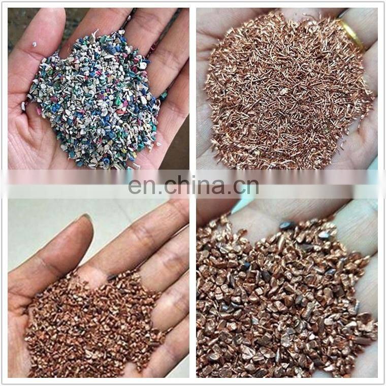 High efficiency waste copper wire crusher cable wire granulator for sale