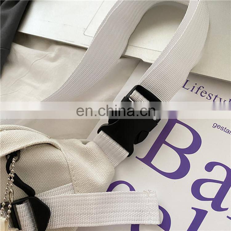 Trendy brand crossbody bag sports wild chest bag hip-hop one-shoulder female student waist bag