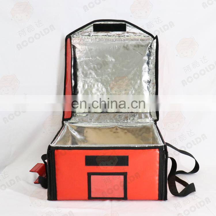 Heated Insulated Pizza Food Warmer Delivery Cooler Box Bags Backpack 500D PVC
