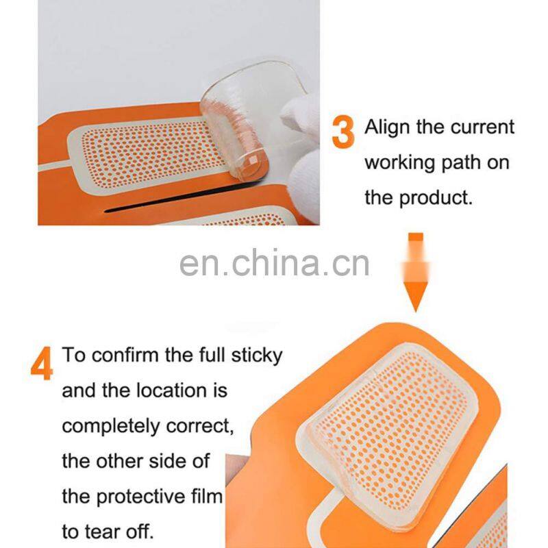 Hydrogel Pads Abdominal Gel Fitness Equipment Machine Stickers Blue