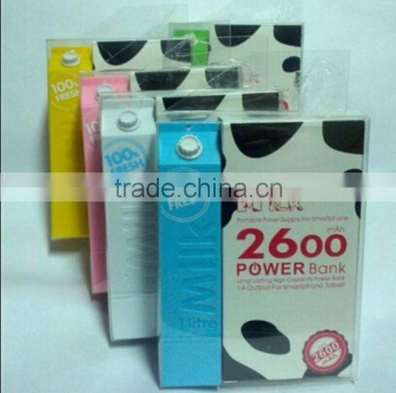 2000mah Fast charging power bank for phone MP3 laptop camera