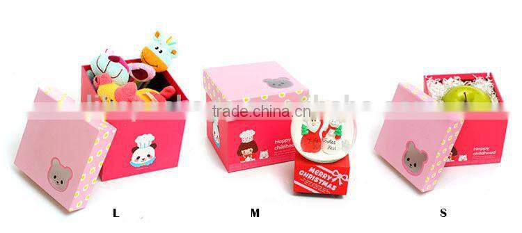 colorful children gift paper box