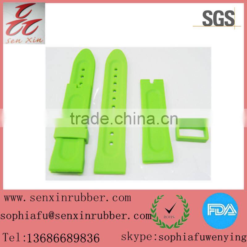 silicone rubber watch band