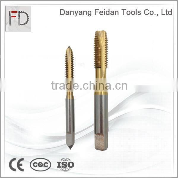 BSW 1 / 4 High Speed Steel Spiral Tap Type Spiral Fluted Tap