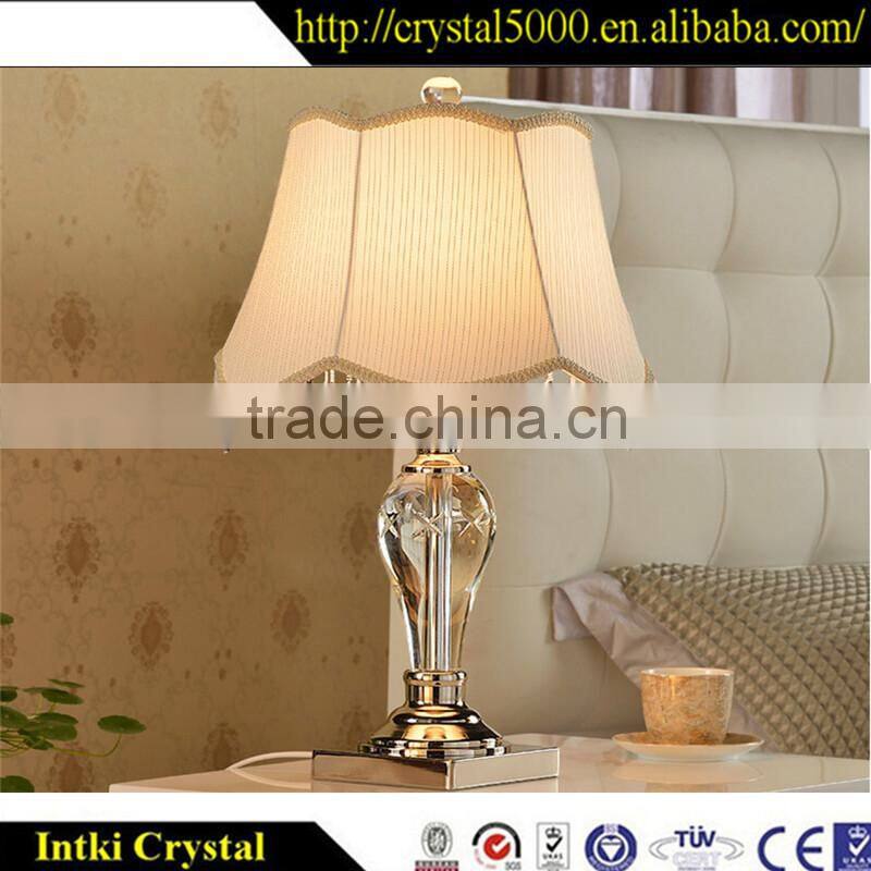 Lovely creative chinese crystal led table lamp