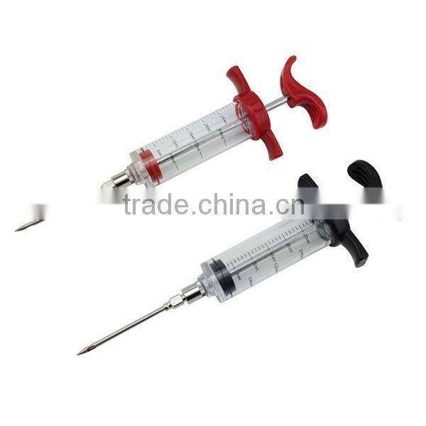 Hot Amazon Meat Marinade Injector Turkey BBQ tool Chicken Flavor Syringe For Kitchen Cooking Tool