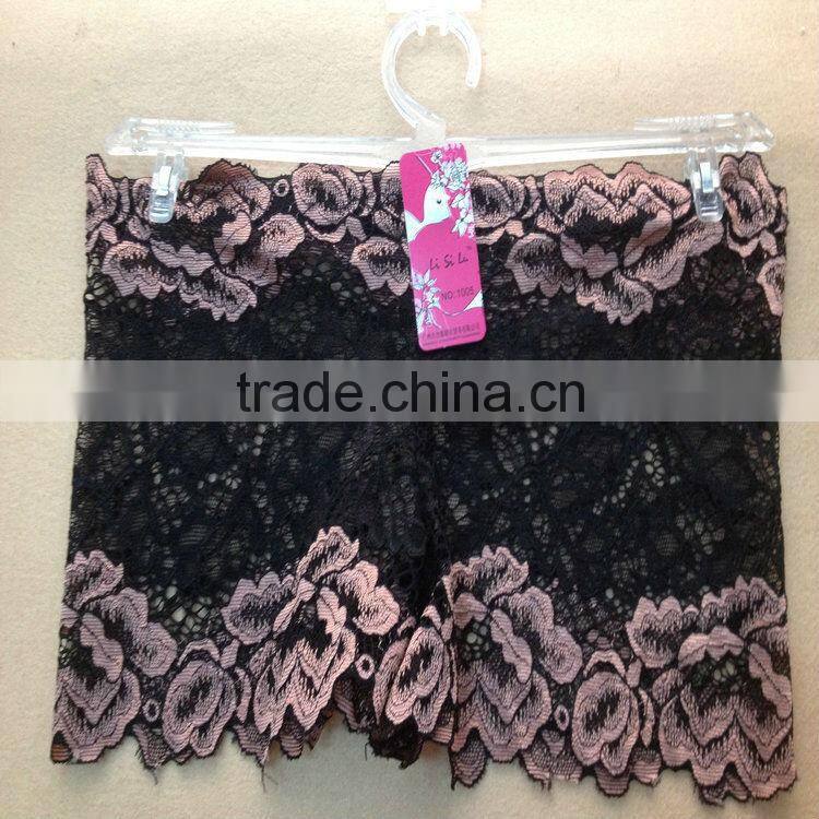 0.21USD Hot Sale Cheappest Elasticity Sexy Lace Transparent Panty (kcnk066)