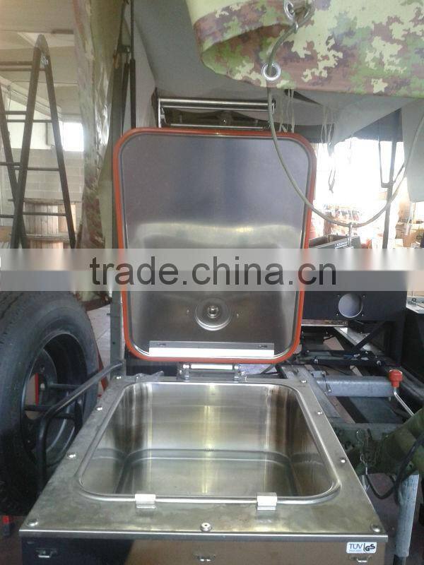Stainless steel sink for automobile