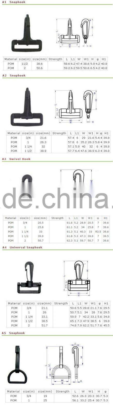 Plastic bag holder hook